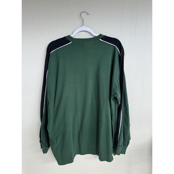 Vintage Green New York Jets Long Sleeve Shirt Crewneck Sports Football NFL XL - Picture 9 of 9